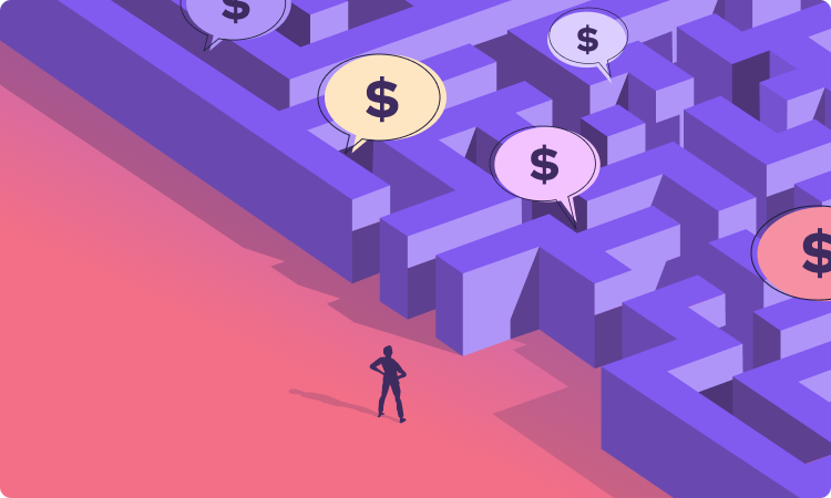 The Helcim Smart Terminal next to a tablet displaying the Helcim POS system 