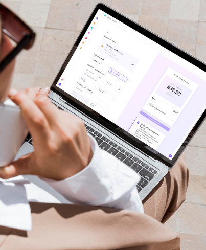 Customers pay the invoices using ach transfer