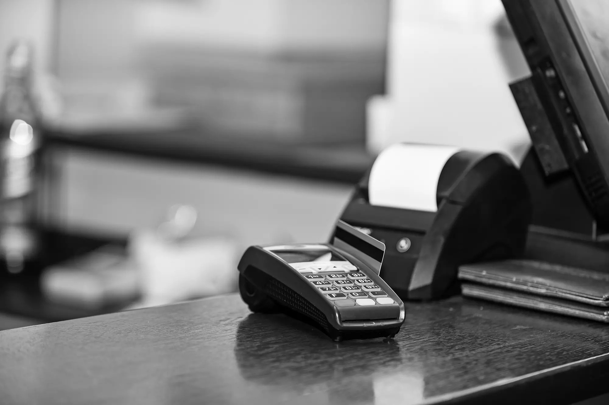 credit card reader and printer