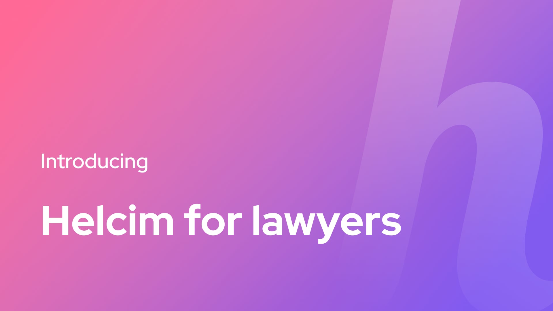 Introducing Helcim for lawyers