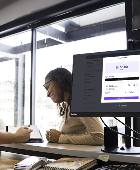 Merchant wants to embed payments on website