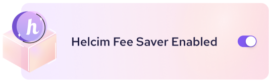 Save more money with Helcim Fee Saver