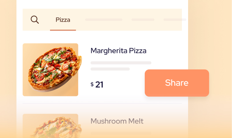 Create online storefront for restaurants