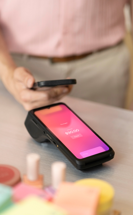 Taking payment by Smart Terminal